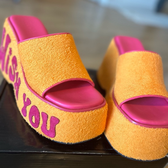 Platform mule clog sandals - Picture 4 of 5